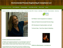 Tablet Screenshot of environmentalprocessengineering.com